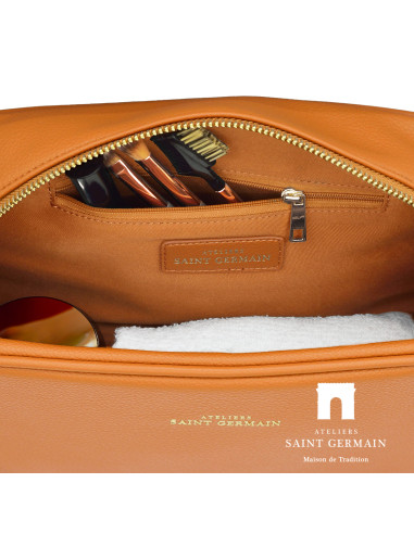 Grande Trousse de Toilette - SAINT AMAND - CAMEL