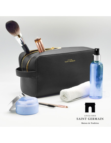 Grande Trousse de Voyage Double Compartiment - CHATEL - NOIR