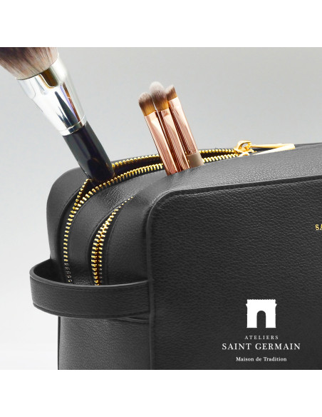 Grande Trousse de Voyage Double Compartiment - CHATEL - NOIR