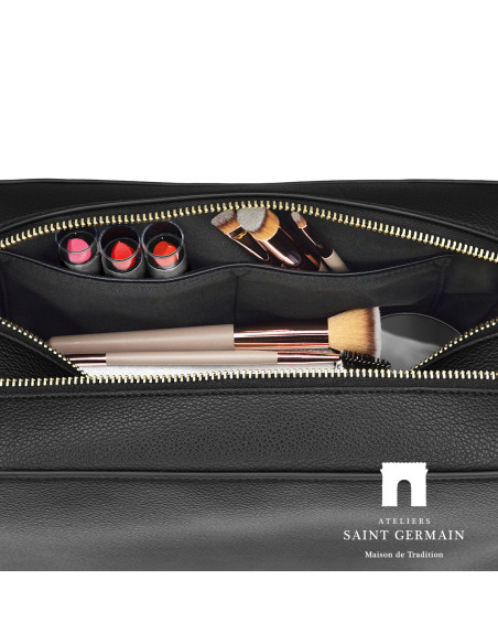 Grande Trousse de Voyage Double Compartiment - CHATEL - NOIR