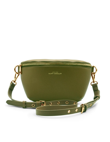 Sac Bandoulière Banane Luxe IBIZA - KHAKI