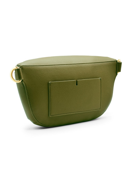 Sac Bandoulière Banane Luxe IBIZA - KHAKI
