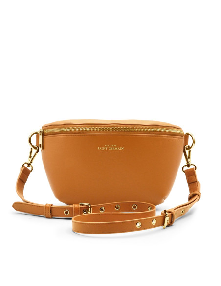 Sac Bandoulière Banane Luxe IBIZA - CAMEL