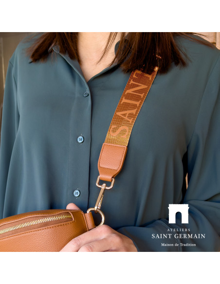 Bandouliere LUXE Ajustable Nylon CAMEL