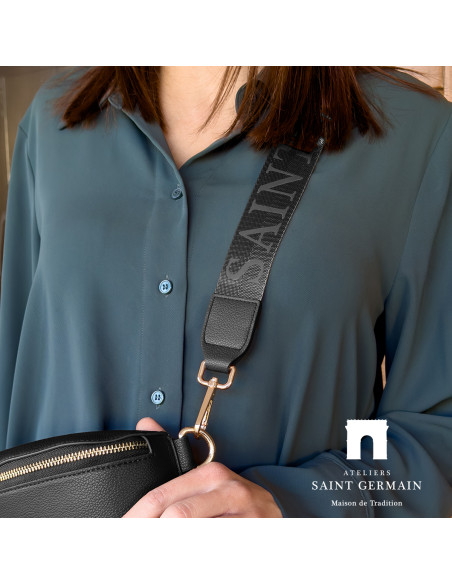 Bandoulière LUXE Ajustable Nylon - NOIR