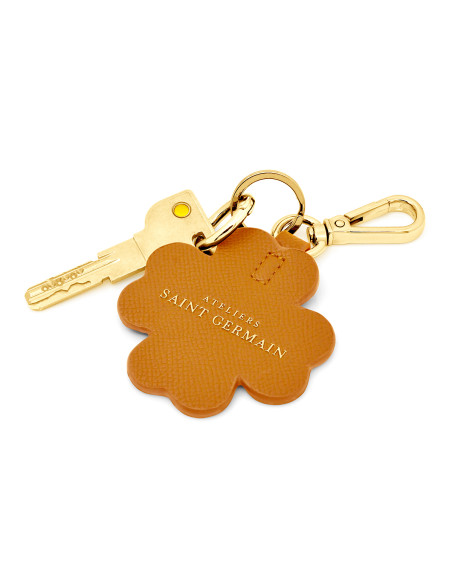 Porte Clés - Bijou de Sac PARIS CLOVER - CAMEL