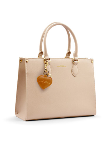 Porte Clés - Bijou de Sac PARIS LOVE - CAMEL