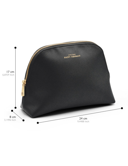 Trousse à Maquillage Moyen Modèle - THONON-MM - NOIR