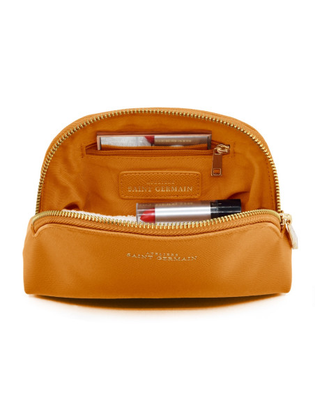 Trousse à Maquillage Petit Modèle - THONON-PM - CAMEL