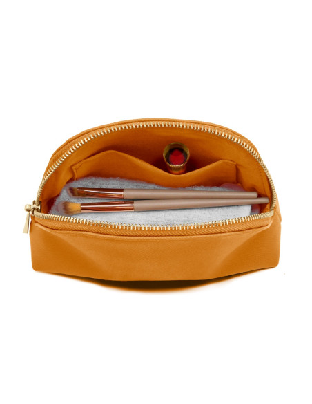 Trousse à Maquillage Petit Modèle - THONON-PM - CAMEL