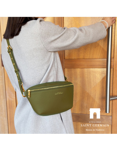 Sac Bandoulière Banane IBIZA - KHAKI