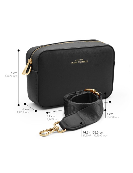 Sac Bandoulière Caméra Bag CHANTILLY - NOIR