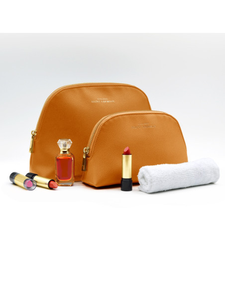 Trousse à Maquillage Moyen Modèle - THONON-MM - CAMEL