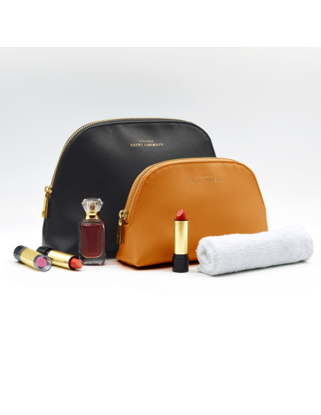 Trousse à Maquillage Petit Modèle - THONON-PM - CAMEL