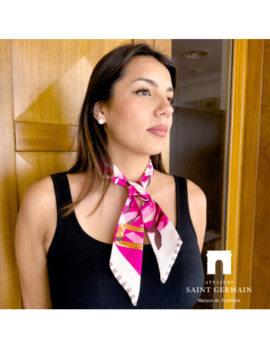 Foulard - MARAIS - Rose