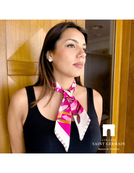 Foulard - MARAIS - Rose