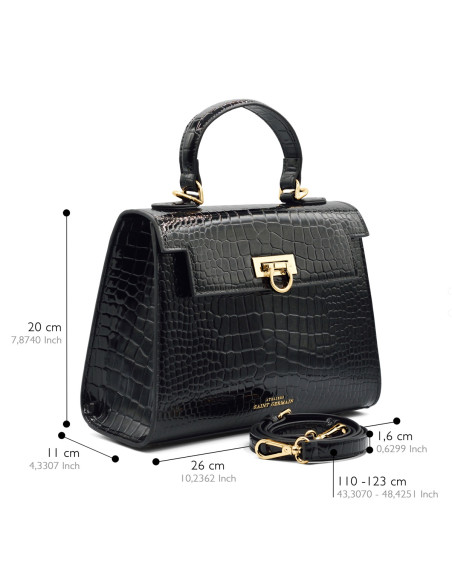 Cannes Handbag - Black