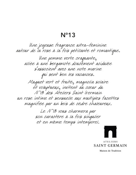 Pack Echantillons Gratuits - Eaux de Parfum ATELIERS SAINT GERMAIN