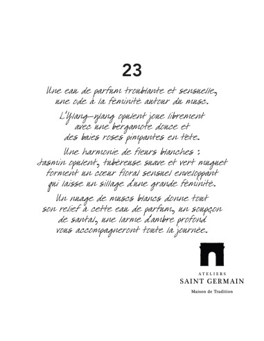 Eau de Parfum N° 23