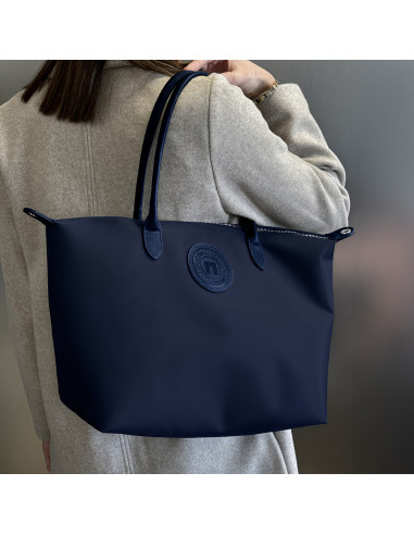 Sac à Main Cabas QUARTIER LATIN - BLEU MARINE