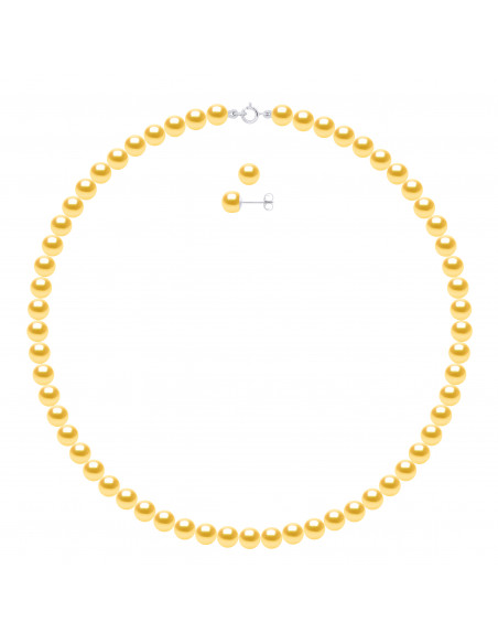 Necklaces and Earrings - Sizes from 4 to 6 mm - Spring ring - Silver 925 - Arles