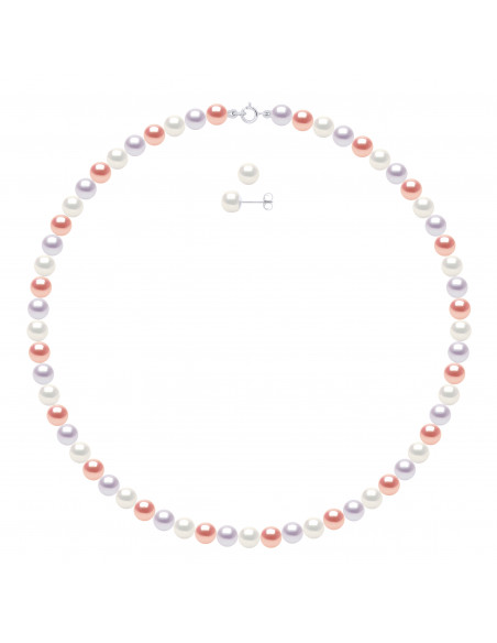 Necklaces and Earrings - Sizes from 4 to 6 mm - Spring ring - Silver 925 - Arles