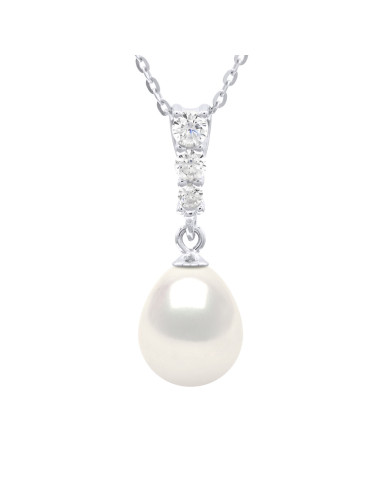 Collier - Pendentif  Oxydes de Zirconium -...