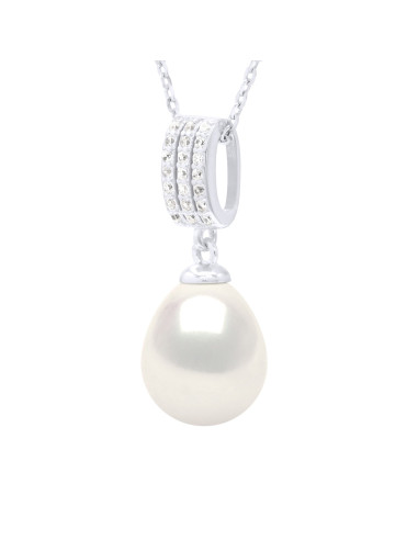 Collier - Pendentif Pavage Oxydes de Zirconium...