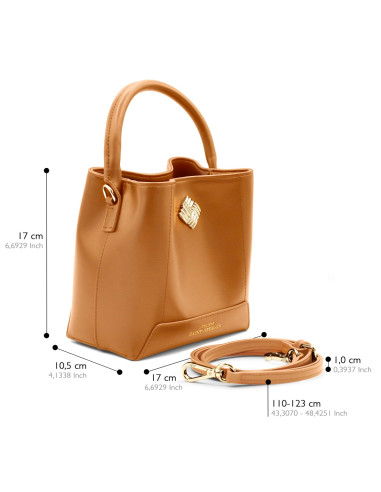 AUTEUIL bucket bag - CAMEL