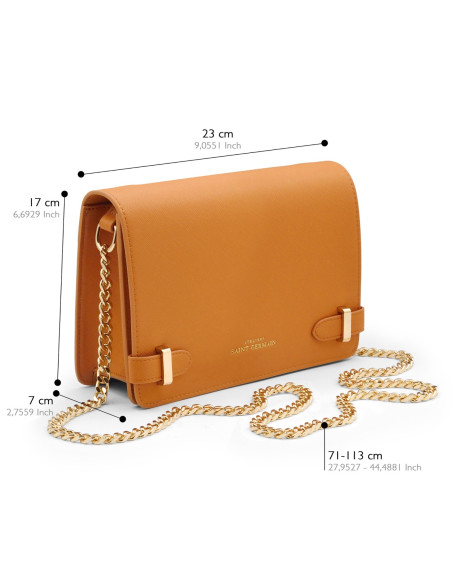 Sac épaule ELYSEE - CAMEL