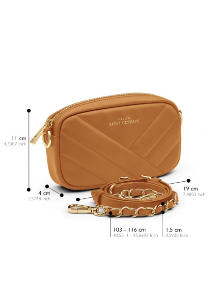 Sac épaule Trotteur MONCEAU - CAMEL