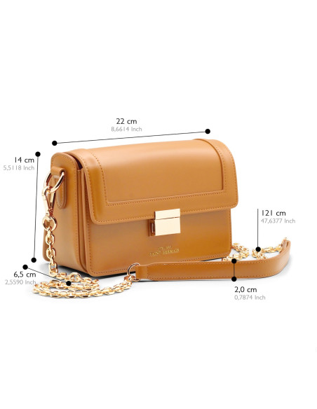 St. Cloud - Camel Baguette Shoulder Bag