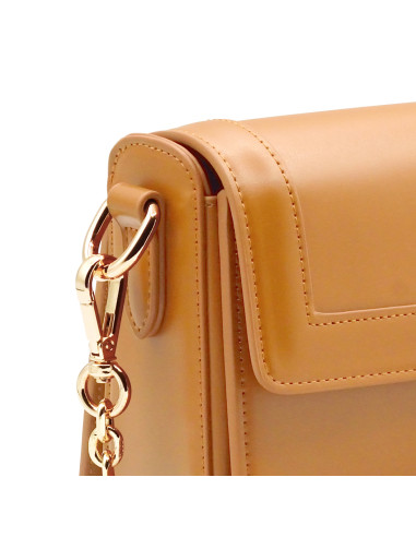 St. Cloud - Camel Baguette Shoulder Bag