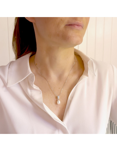 Collier Joaillerie Rang de Perles - MANON