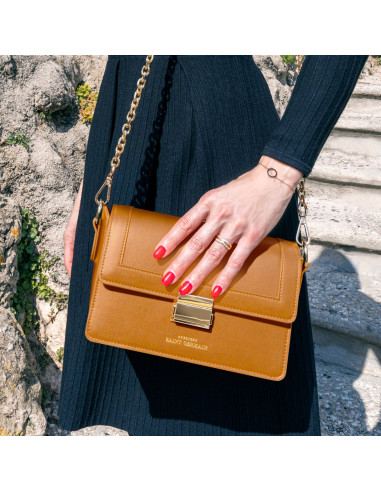 St. Cloud - Camel Baguette Shoulder Bag