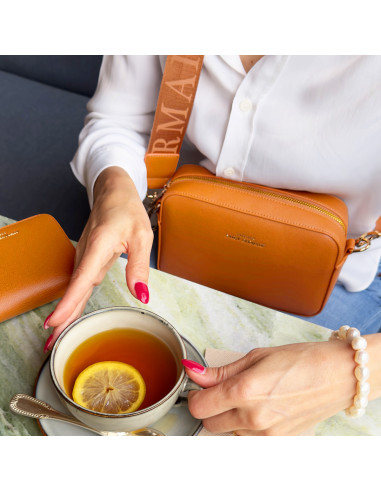 Sac épaule Trotteur MONCEAU - CAMEL