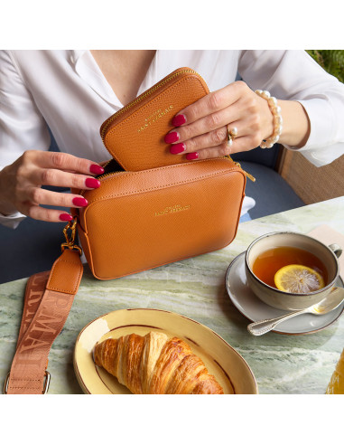 Sac épaule Trotteur MONCEAU - CAMEL