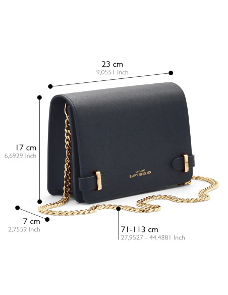 Sac épaule ELYSEE - NOIR