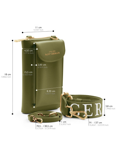 Sac épaule Trotteur MONCEAU - CAMEL