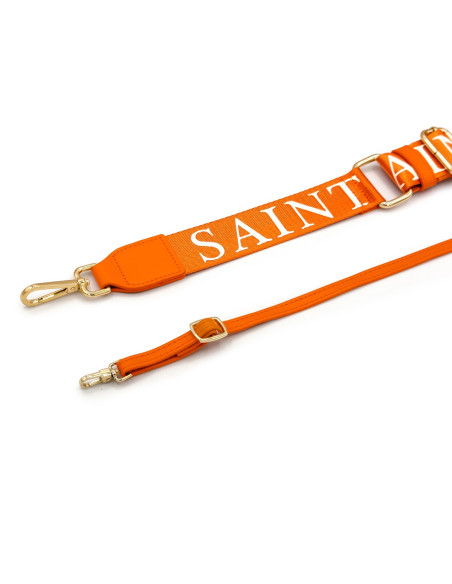 Pochette Luxe Bandoulière Étui Portable, Portefeuille LONDON - ORANGE