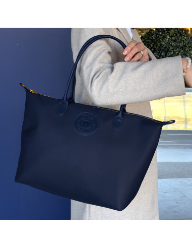Sac à Main Cabas QUARTIER LATIN - BLEU MARINE