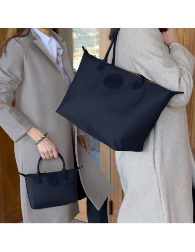 Sac à Main Cabas QUARTIER LATIN - BLEU MARINE