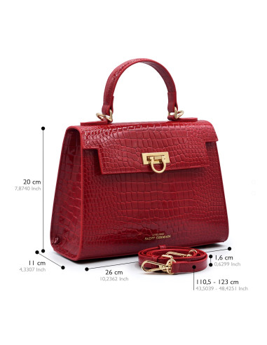 Sac à Main CANNES - ROUGE