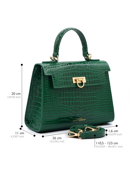 Handbag CANNES - GREEN