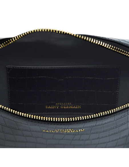 Sac Bandoulière Banane IBIZA - NOIR